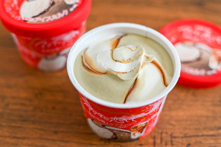 アイスの中身のアップ