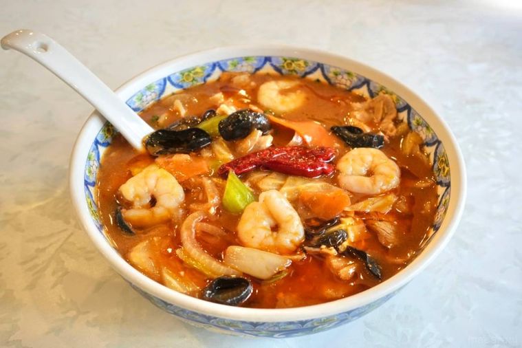 中華料理店の麻辣麺