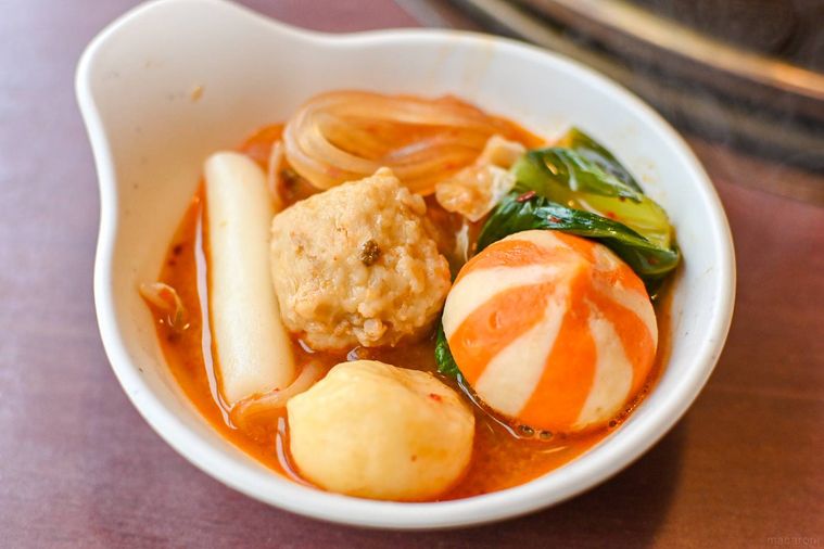 鍋の具のアップ