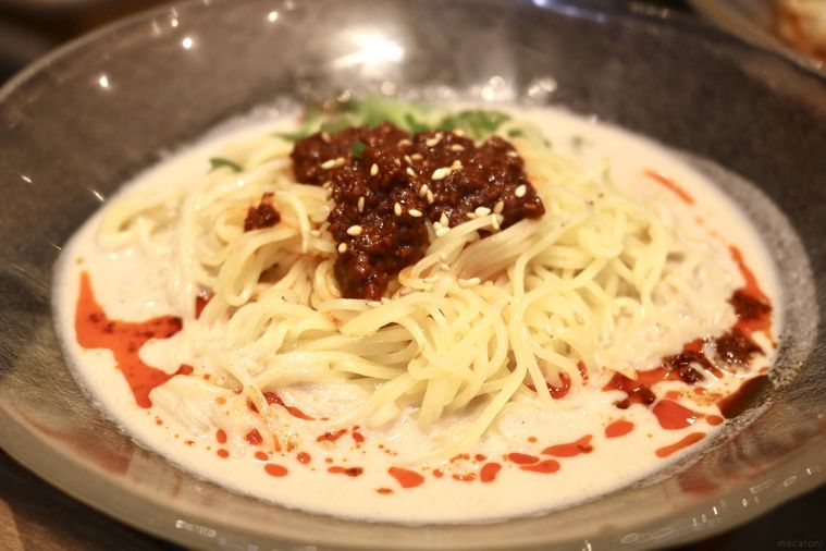 柚子入り豆乳担々涼風麺