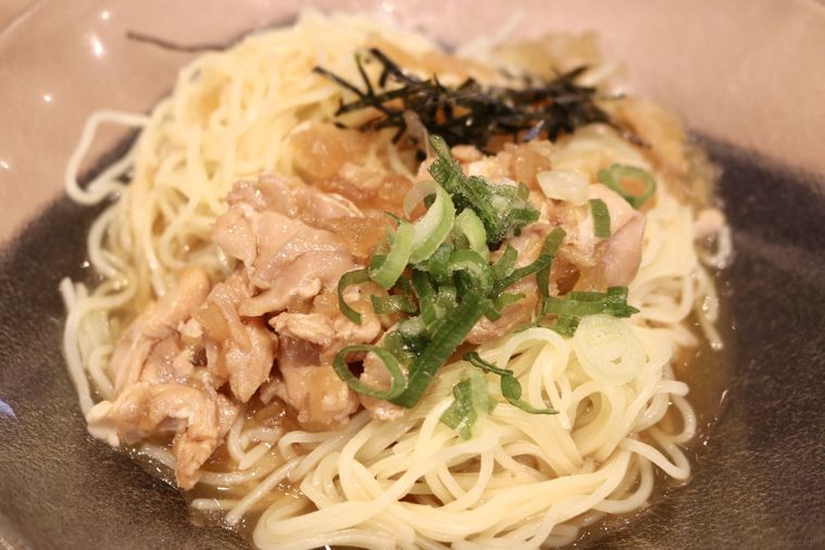 かぼす香る鶏みぞれ涼風麺