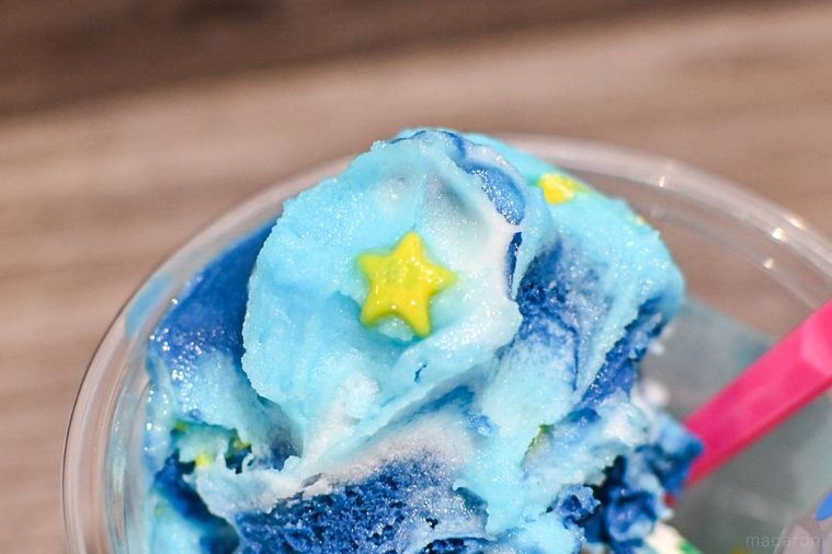 アイスのアップ