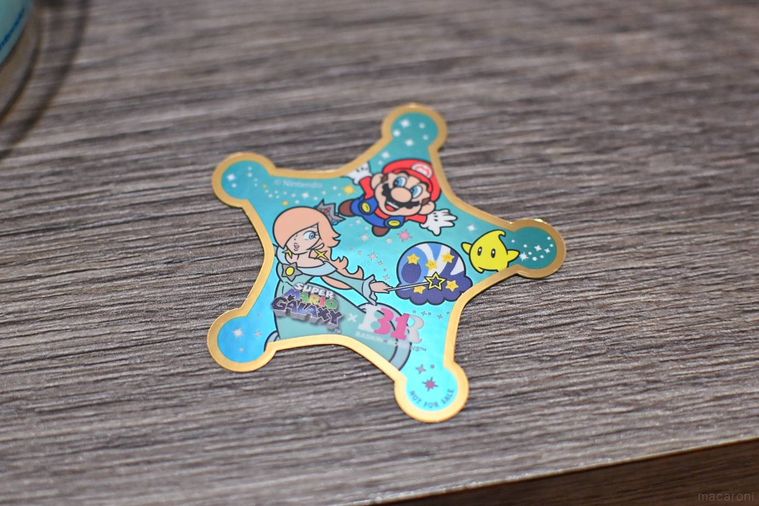 シールのアップ