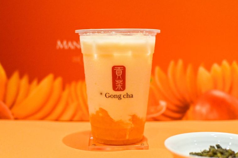 ドリンクを正面から