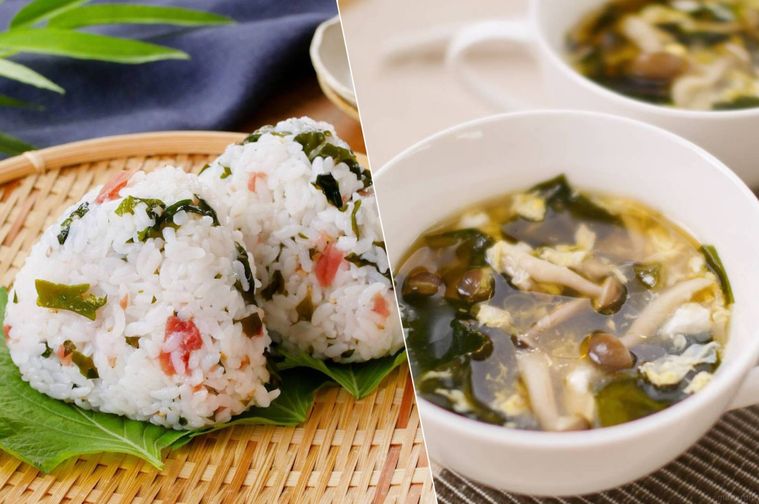 おにぎりスープの合成画像