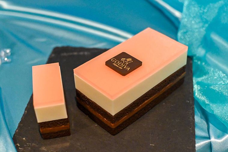 ケーキのアップ