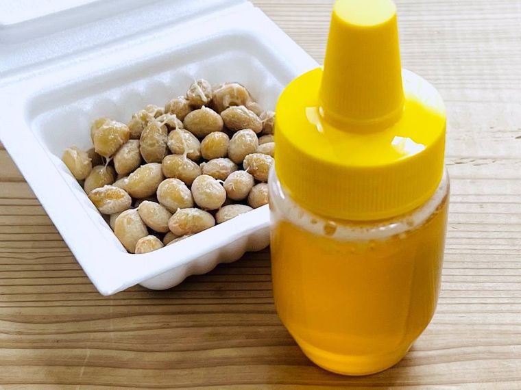 納豆とはちみつ