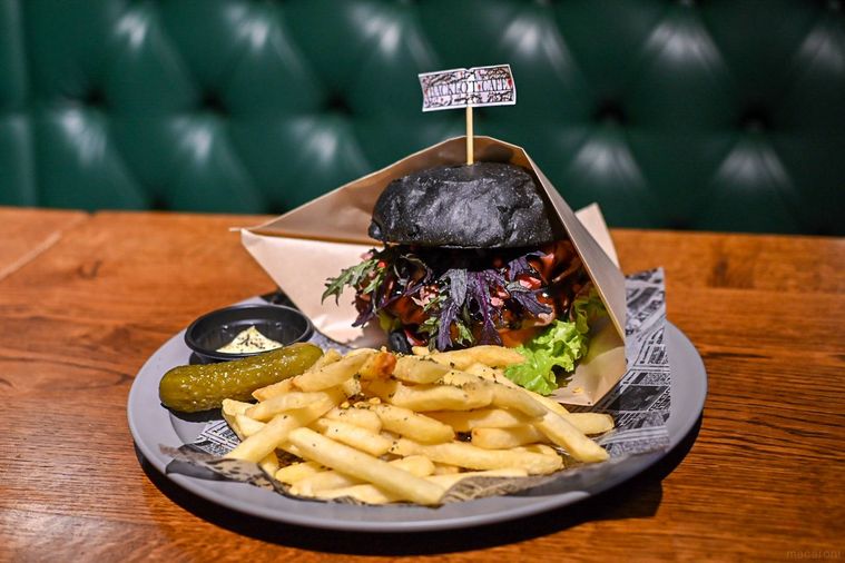 バーガーのアップ