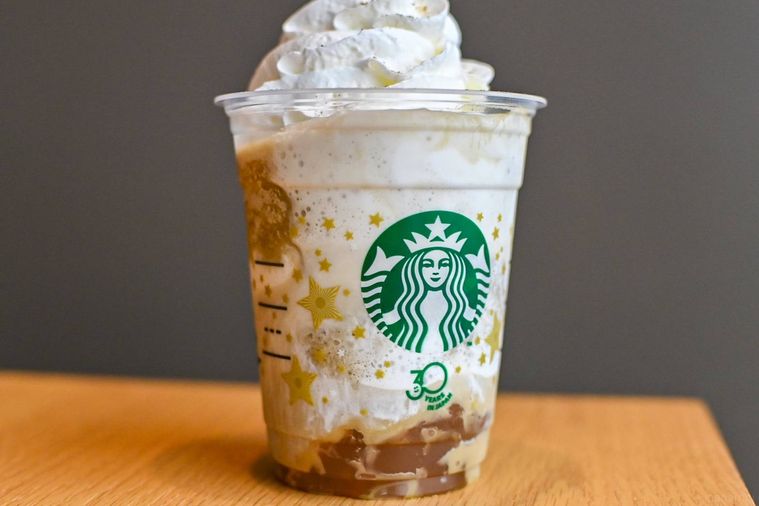 フラペチーノの中身のアップ