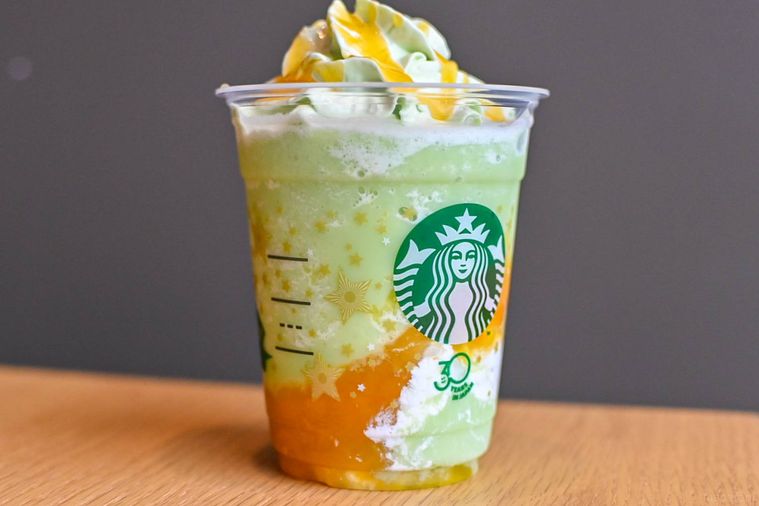 フラペチーノの中身のアップ