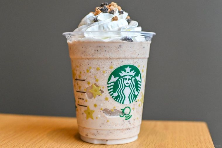 フラペチーノの中身のアップ