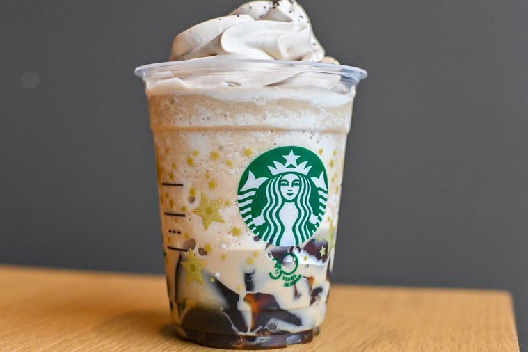 フラペチーノの中身のアップ