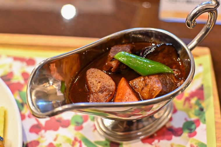 カレーのアップ