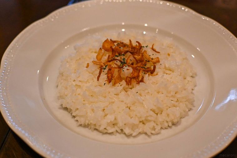 ご飯のアップ