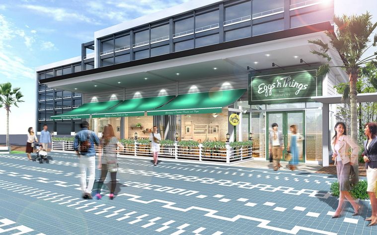 エッグスンシングス さいたま新都心店の店内