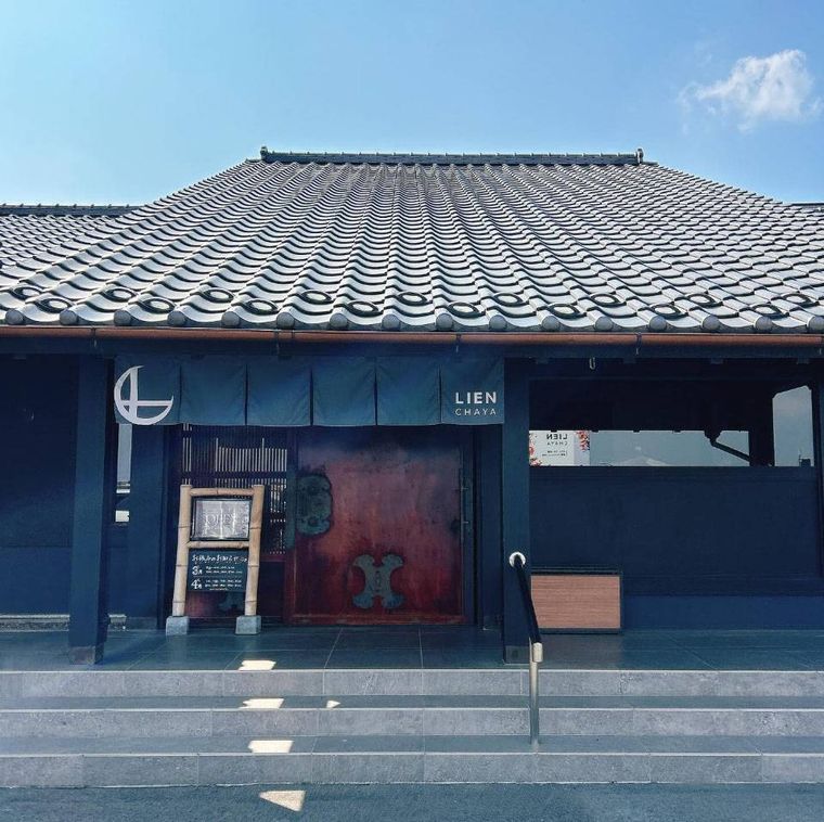 和モダンなたたずまいのリアン茶屋の外観