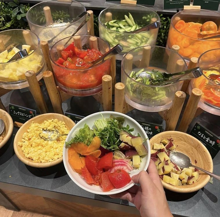 エーダブリューキッチン アトレ恵比寿店のサラダバー