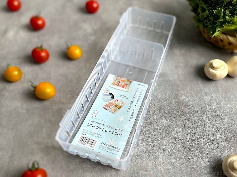 100均のフリーザートレーと野菜