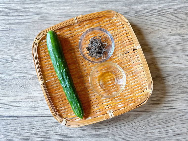 無限塩こんぶきゅうりの材料