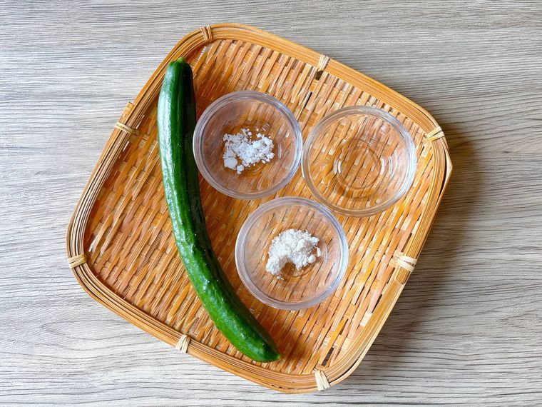 酢砂糖のさっぱりきゅうりの材料