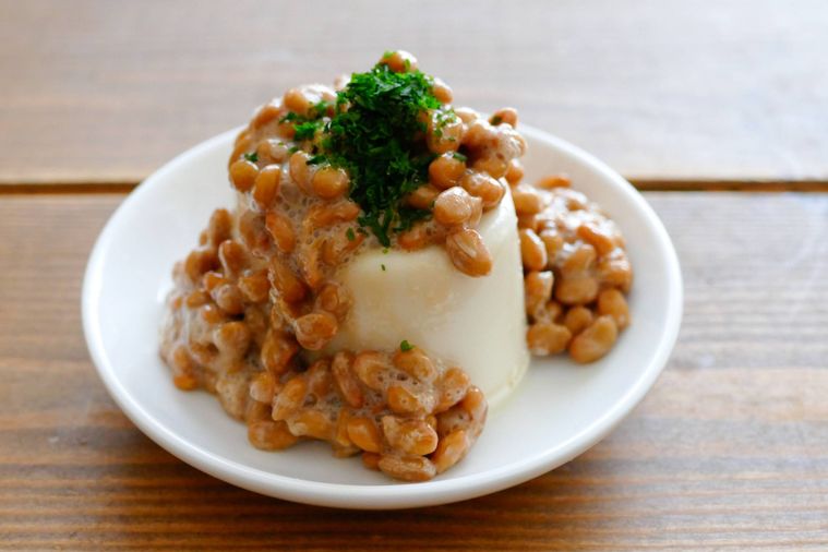 2. 青のり納豆豆腐