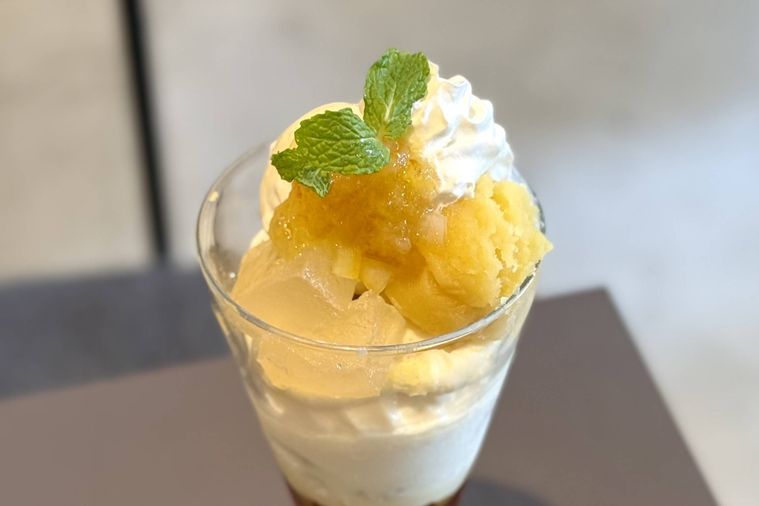 はちみつレモンのレアチーズパフェ