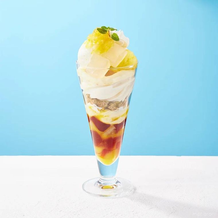 はちみつレモンのレアチーズパフェ