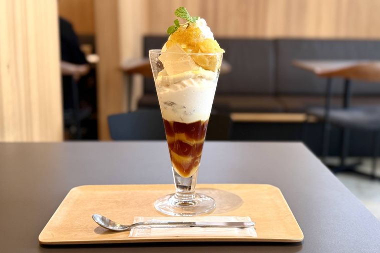 はちみつレモンのレアチーズパフェ