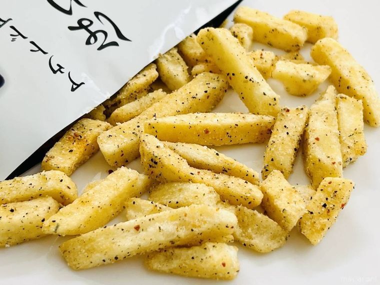 ほりにしポテトの中身を出した様子