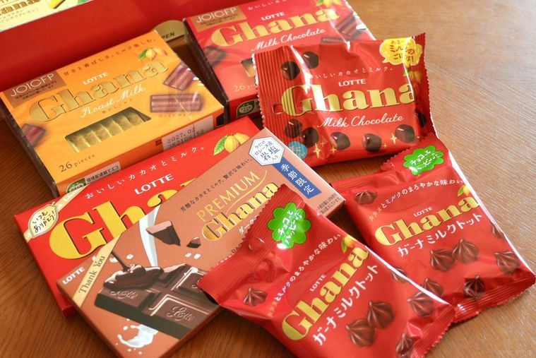 ガーナの定番チョコレート