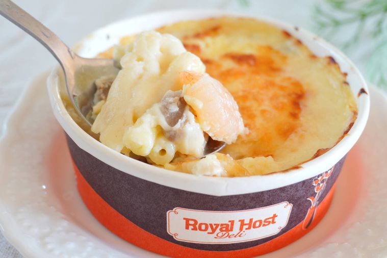 海老とチキンのマカロニグラタン