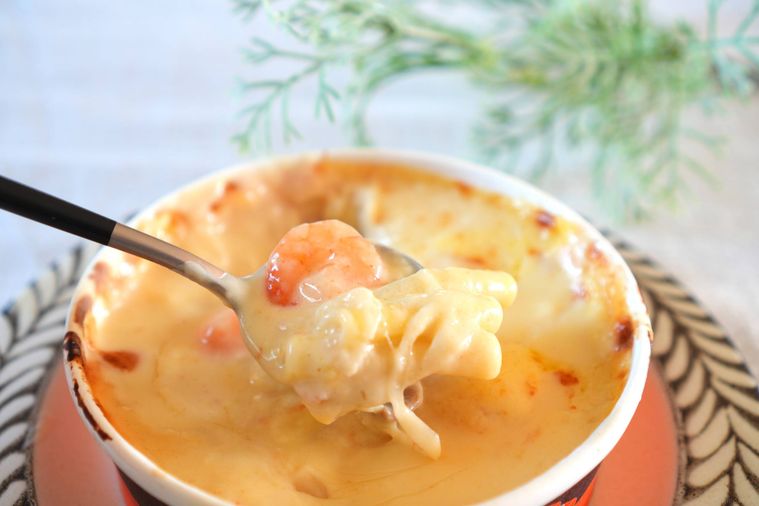 海老のマカロニグラタン