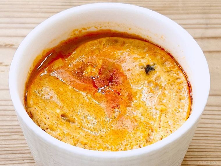 蒙古タンメン中本 辛旨味噌の残り汁で作った茶碗蒸し