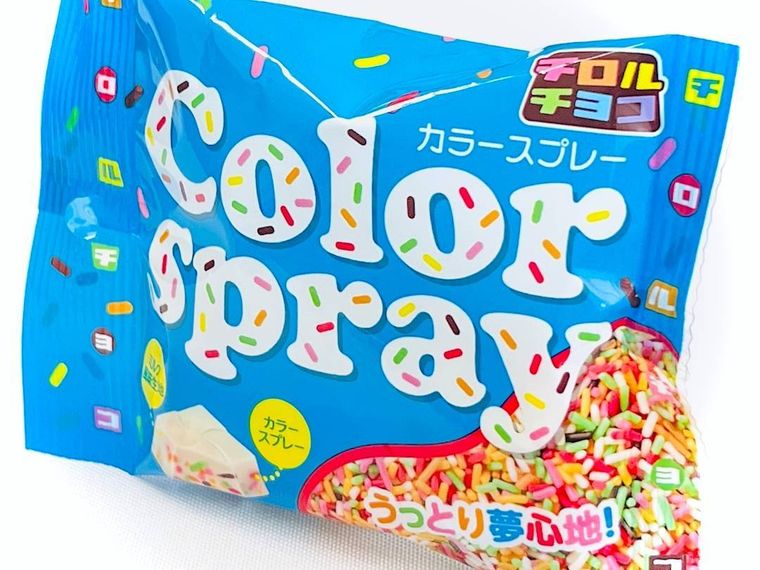 チロルチョコのカラースプレー