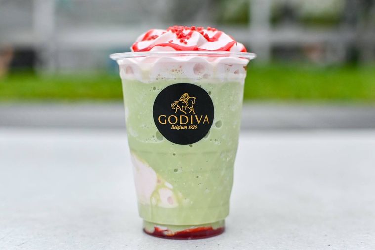 ドリンクを正面から