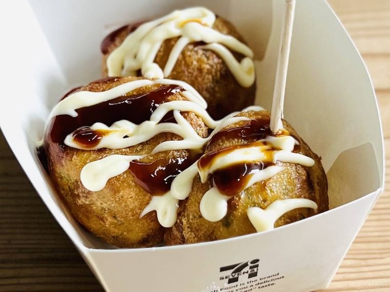 セブンイレブンの揚げたこ焼き 3個入り