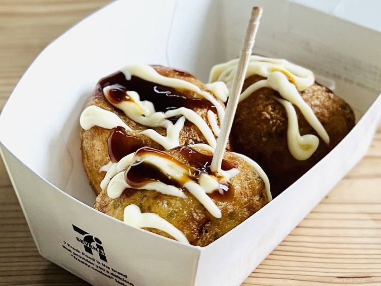 セブンイレブンの揚げたこ焼き3個入り