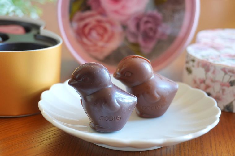 ひよこ型のチョコレート