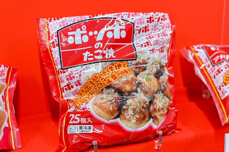 冷凍食品のたこ焼のパッケージ