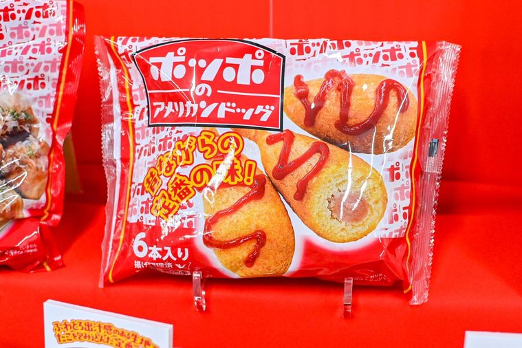 冷凍のアメリカンドッグのパッケージ