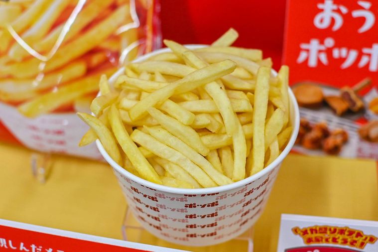 ポテトのアップ
