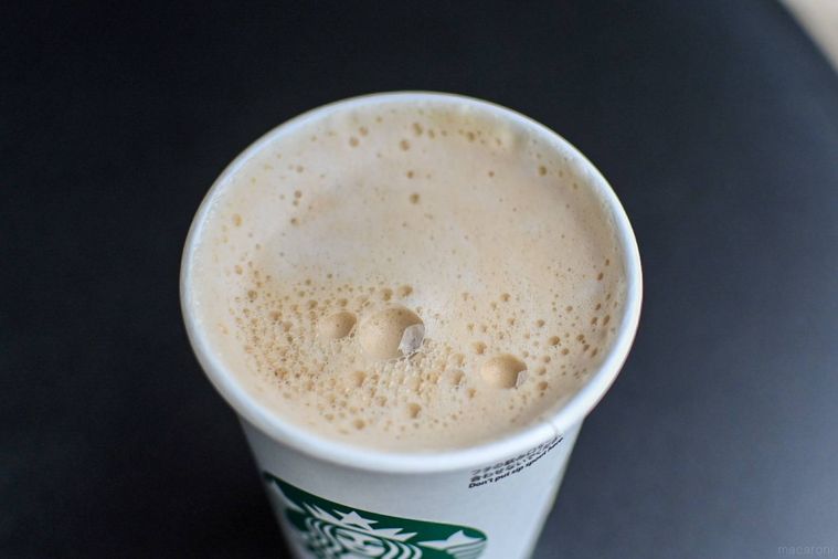 ドリンクを上から