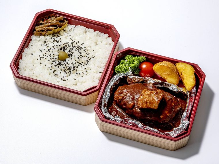 つばめ風ハンブルグステーキ弁当