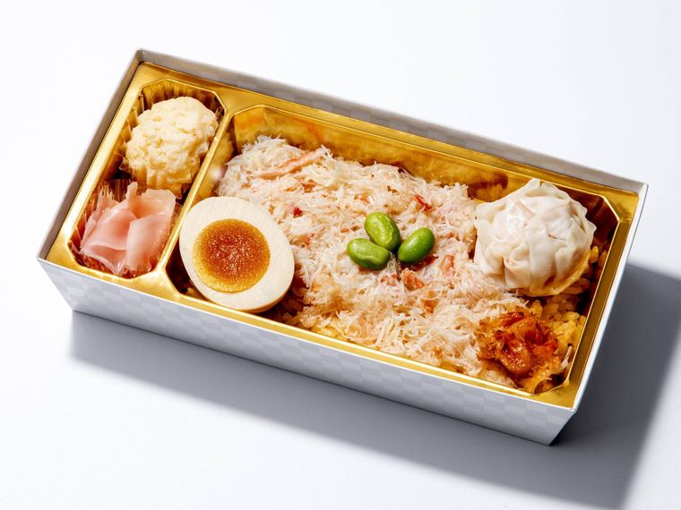 蟹飯弁当