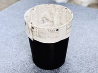 あ、ゴミ箱用の袋がないそんなときはチラシや新聞紙で解決。たった10秒の代用方法