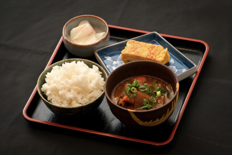もつ煮定食セット