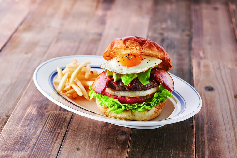 看板メニューのB.E.A.T. BURGER