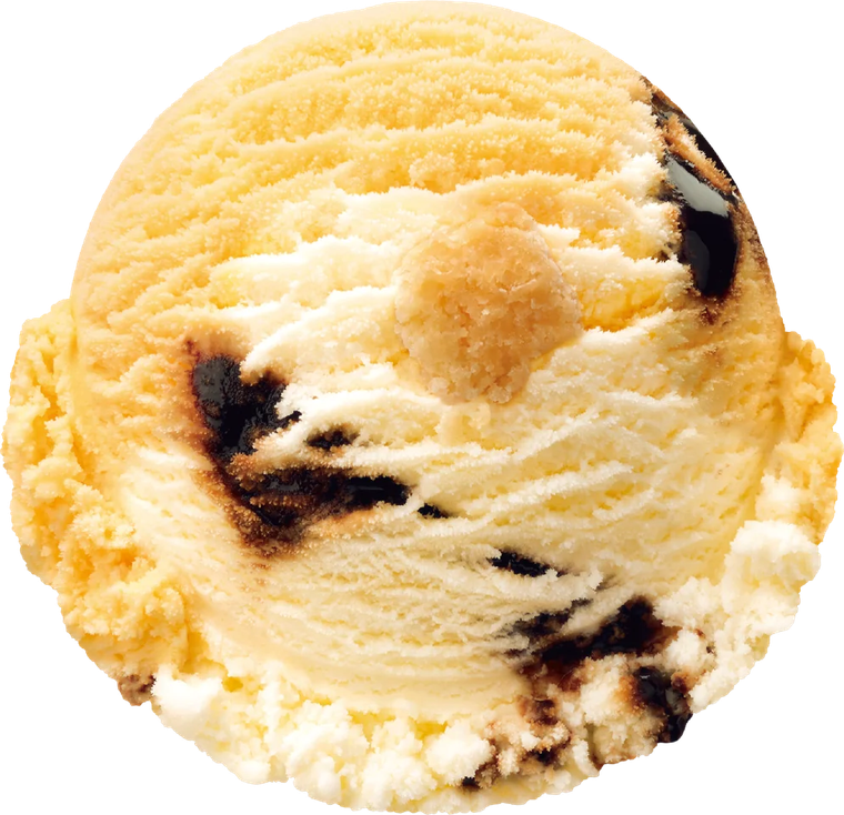 ティラミスフレーバーのアイスクリームのイメージ