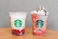 スタバ新作はいちごの果肉とつぶつぶチョコを楽しむビバレッジ2品を飲み比べ