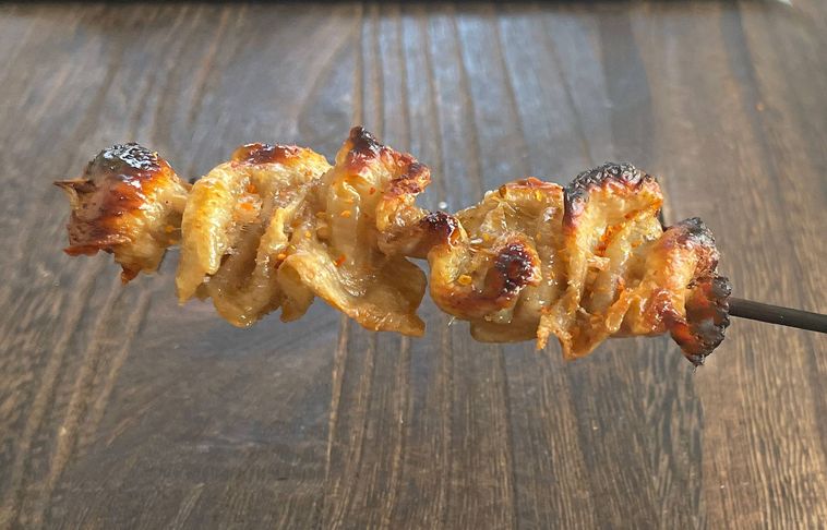 鶏皮の焼き鳥